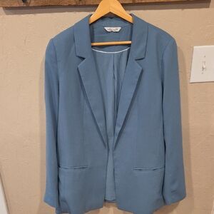 Eden Ruth Elegant Women's Blue Business Interview Blazer Sz Large